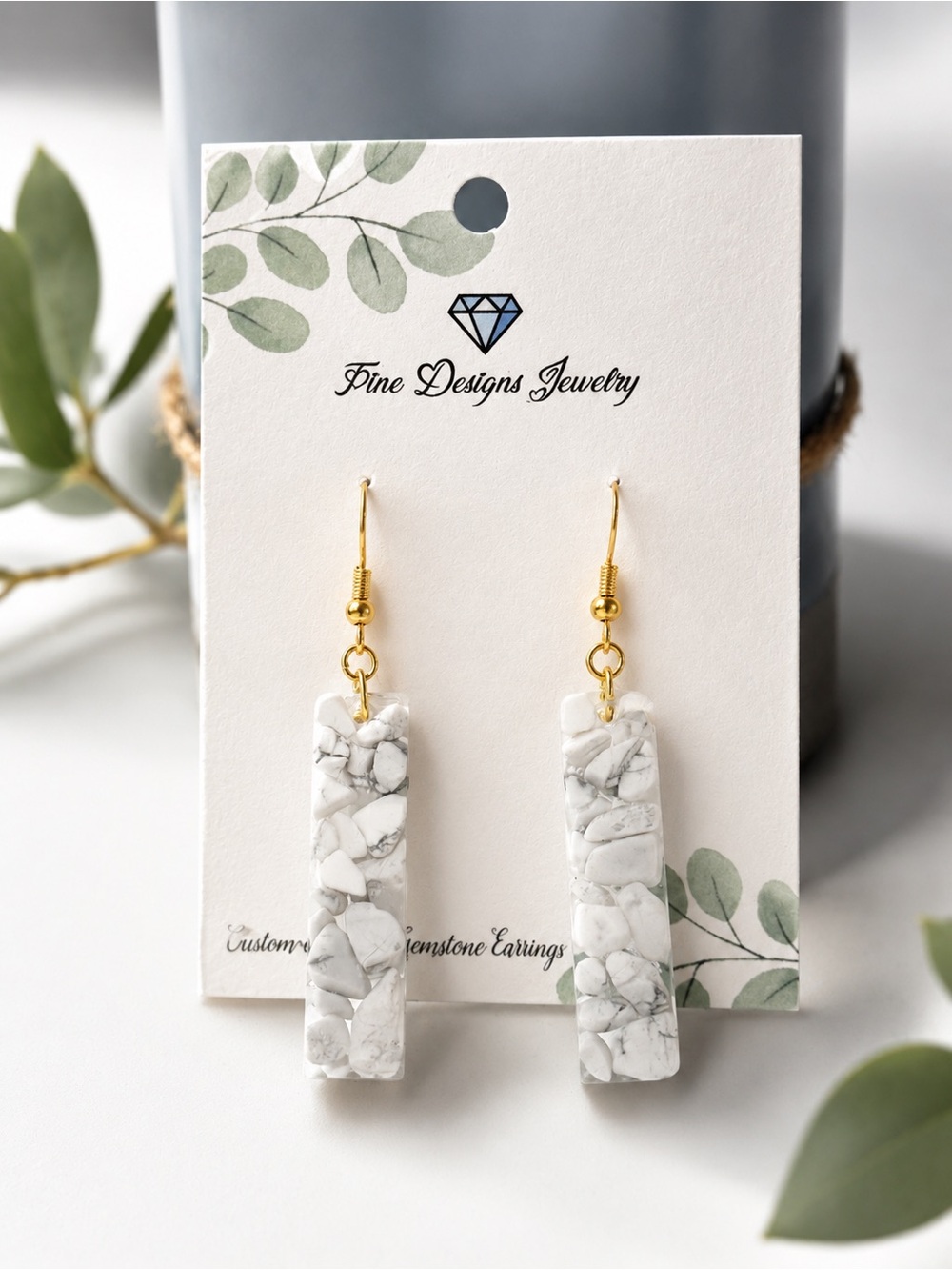 Magnesite Earrings